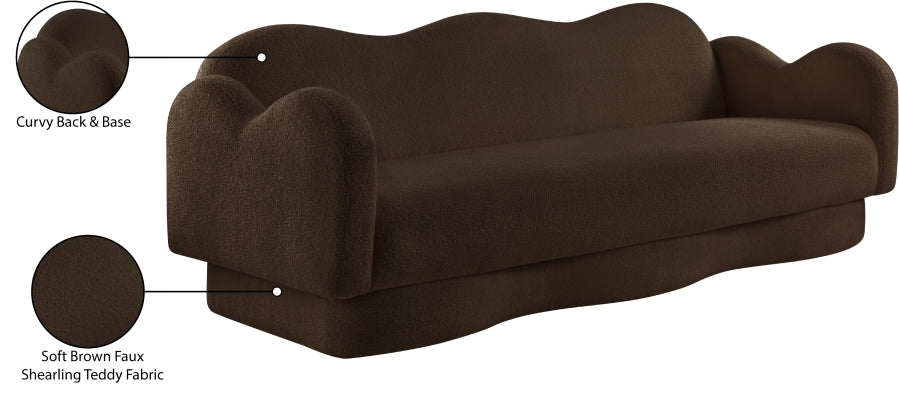 Bloom Teddy Fabric Upholstered Sofa - Image 90