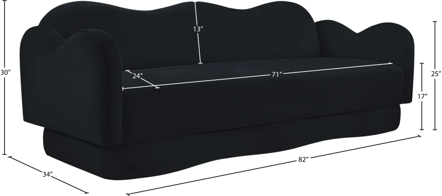 Bloom Velvet Upholstered Sofa - Image 17