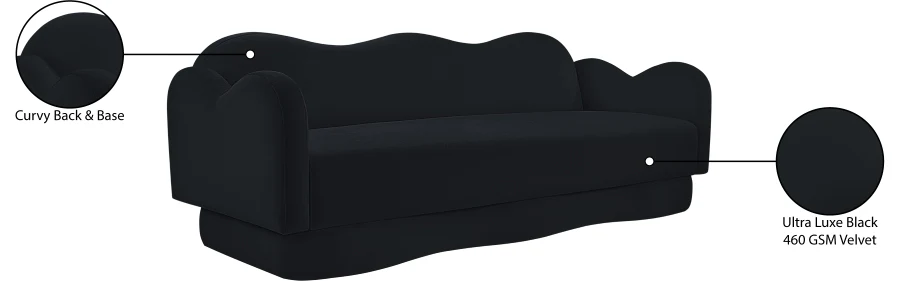 Bloom Velvet Upholstered Sofa - Image 18