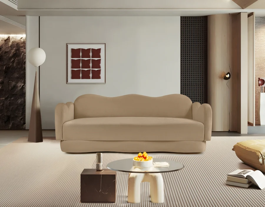 Bloom Velvet Upholstered Sofa - Image 2