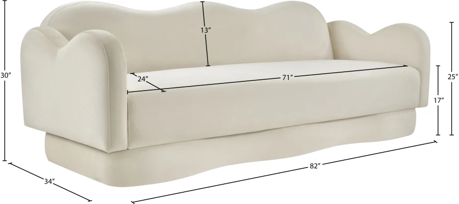 Bloom Velvet Upholstered Sofa - Image 26