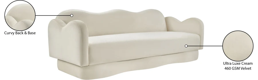 Bloom Velvet Upholstered Sofa - Image 27