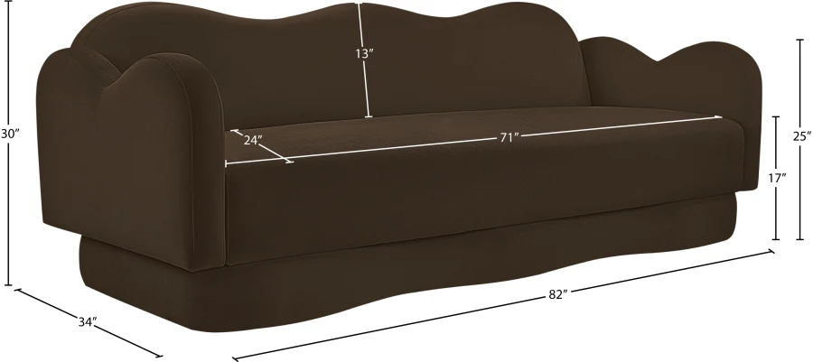 Bloom Velvet Upholstered Sofa - Image 44