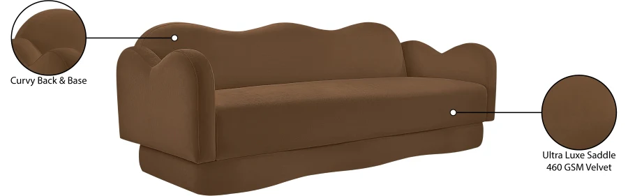 Bloom Velvet Upholstered Sofa - Image 52