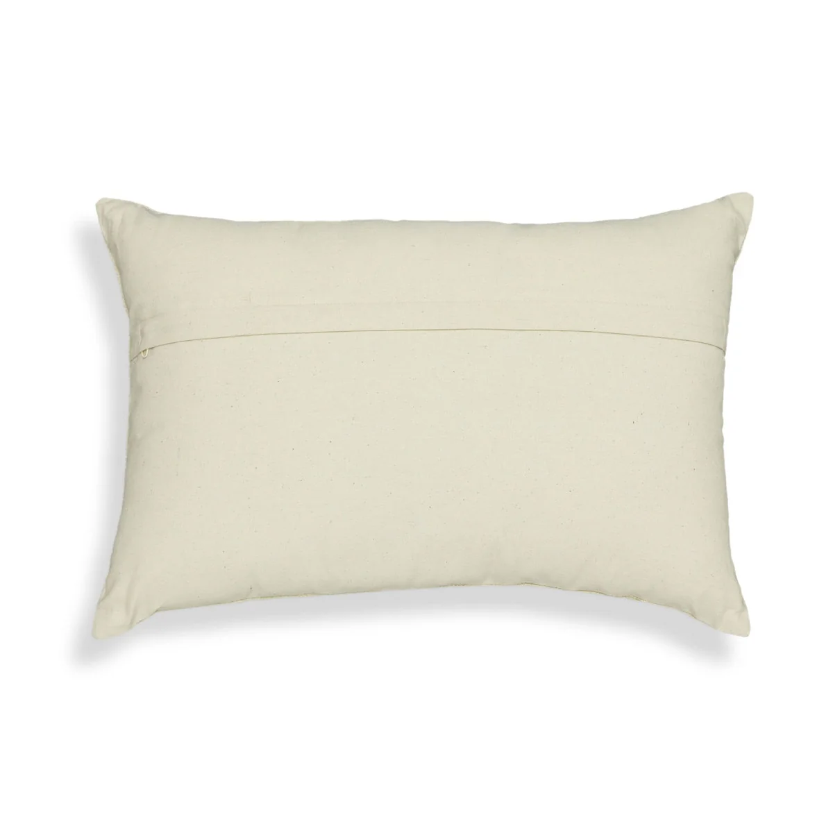 Blossom Embroidered Daisy Wool 24" x 16" Accent Cushion - Image 3
