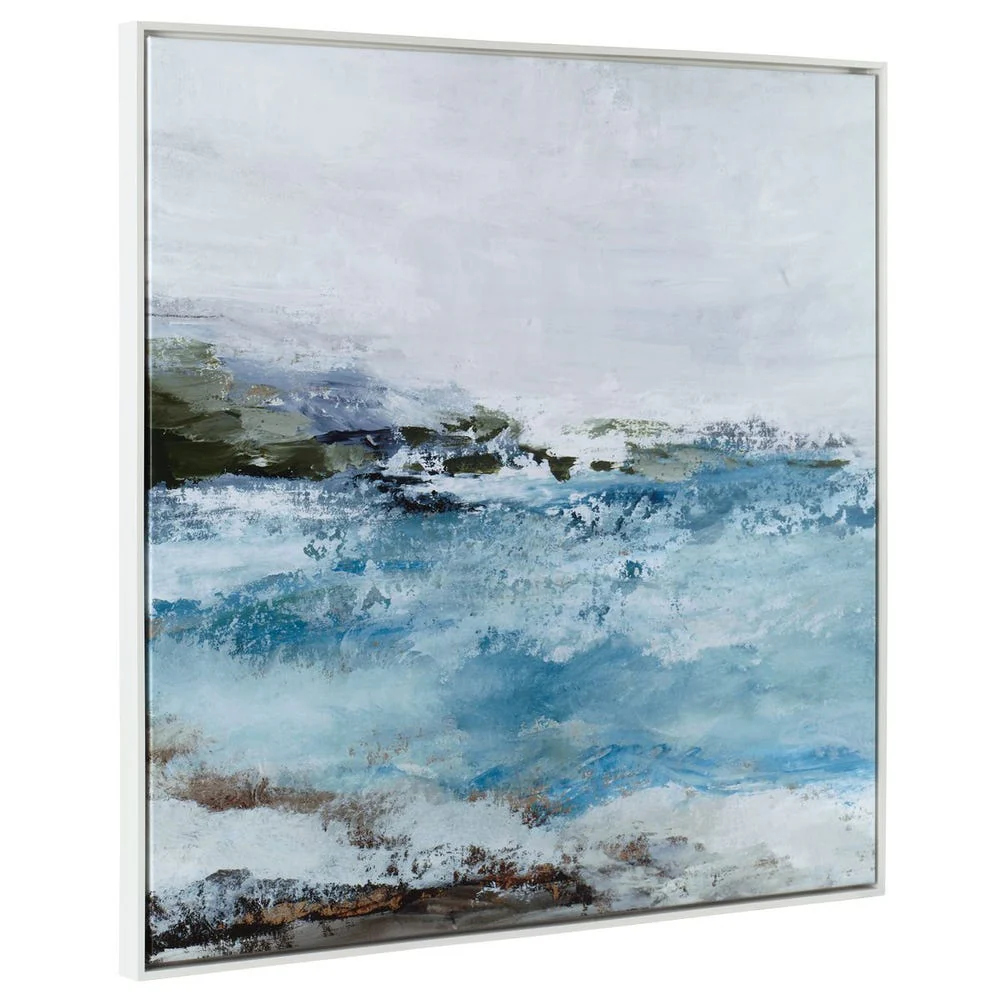 Blue Essence Framed Canvas - Image 4