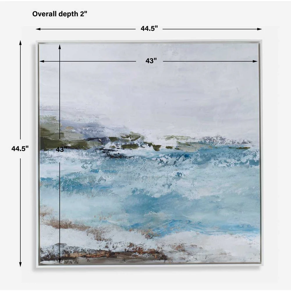 Blue Essence Framed Canvas - Image 6