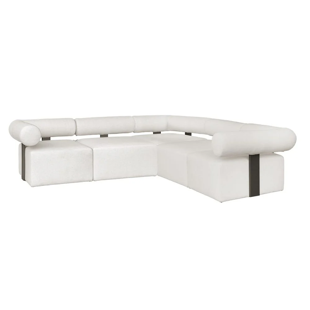 Bolster Back Outdoor Sofa, Armless - Image 15