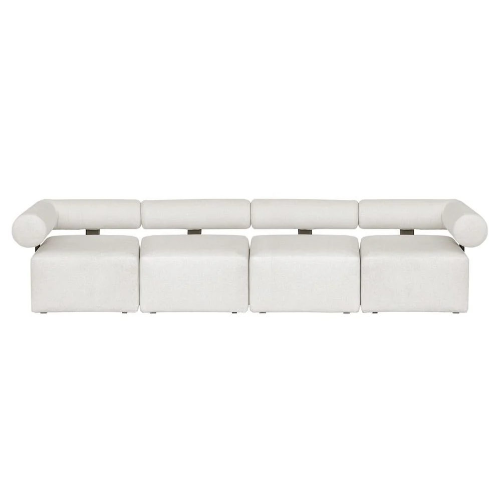 Bolster Back Outdoor Sofa, Armless - Image 16