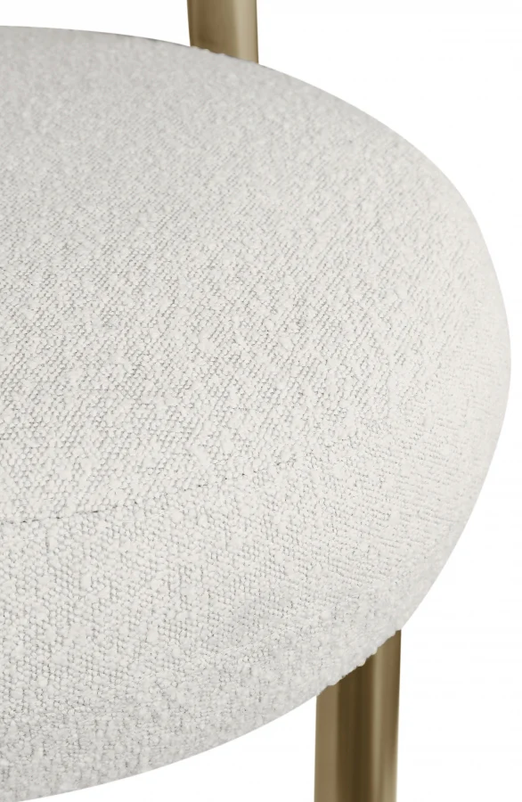 Bordeaux Boucle Fabric Upholstered Accent Chair - Image 16