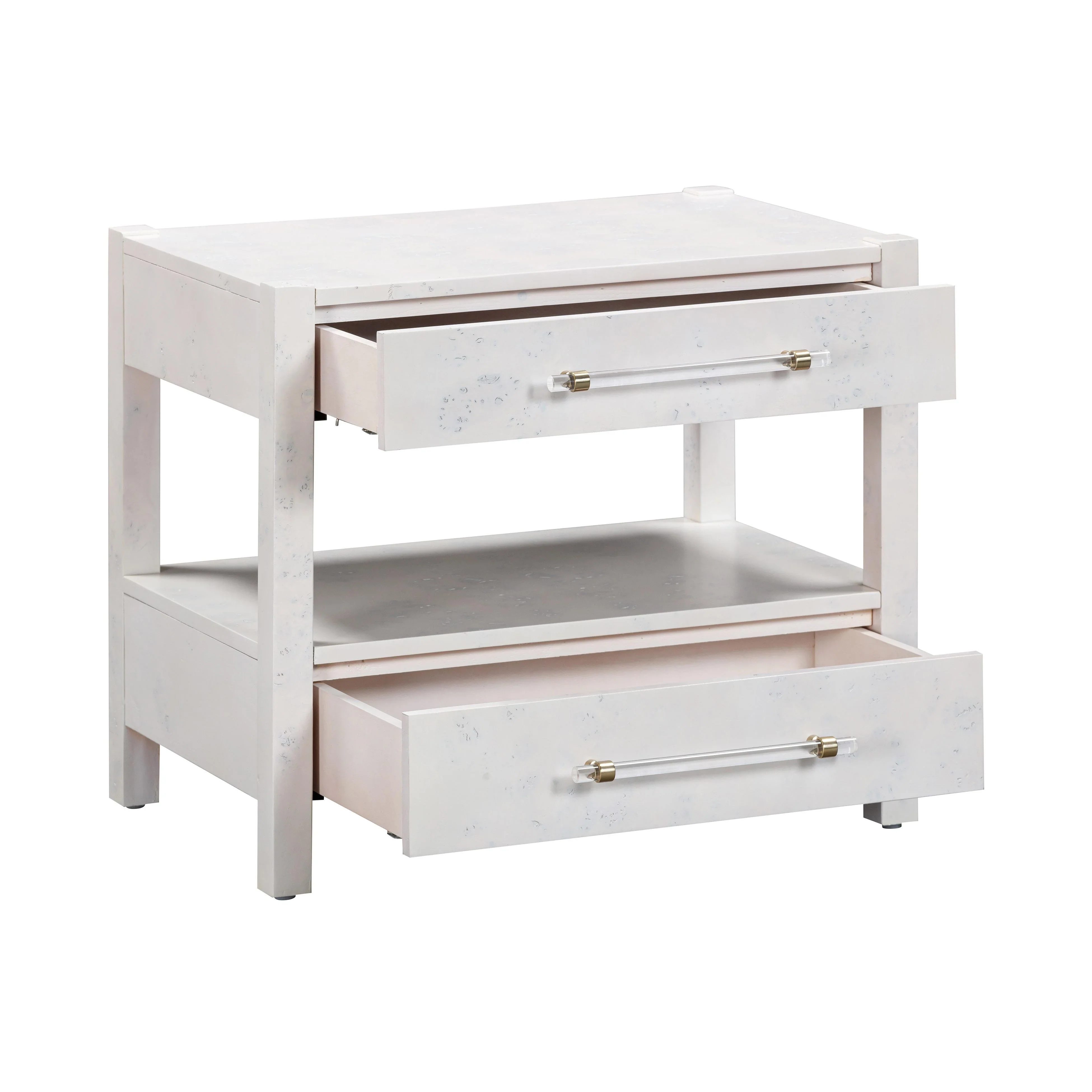Brandyss 26" Burl 2-Drawer Nightstand - Image 16