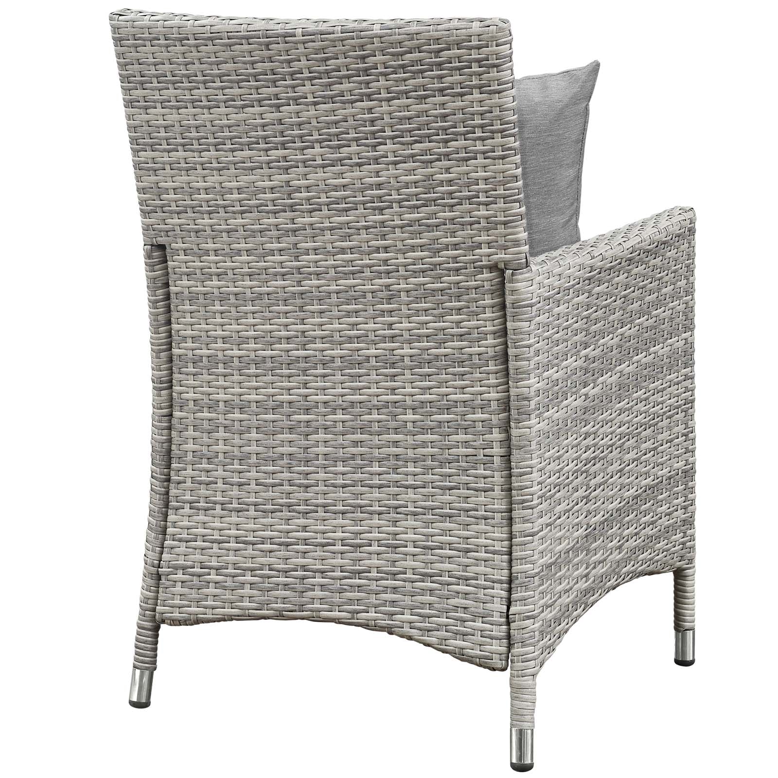 Bridge 4 Piece Outdoor Patio Patio Conversation Set with Pillow Set - Image 10