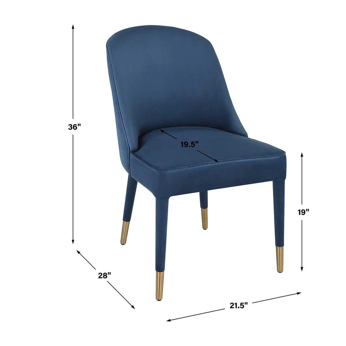 Brie Armless Chair, 2 Per Box, Priced Each - Image 31