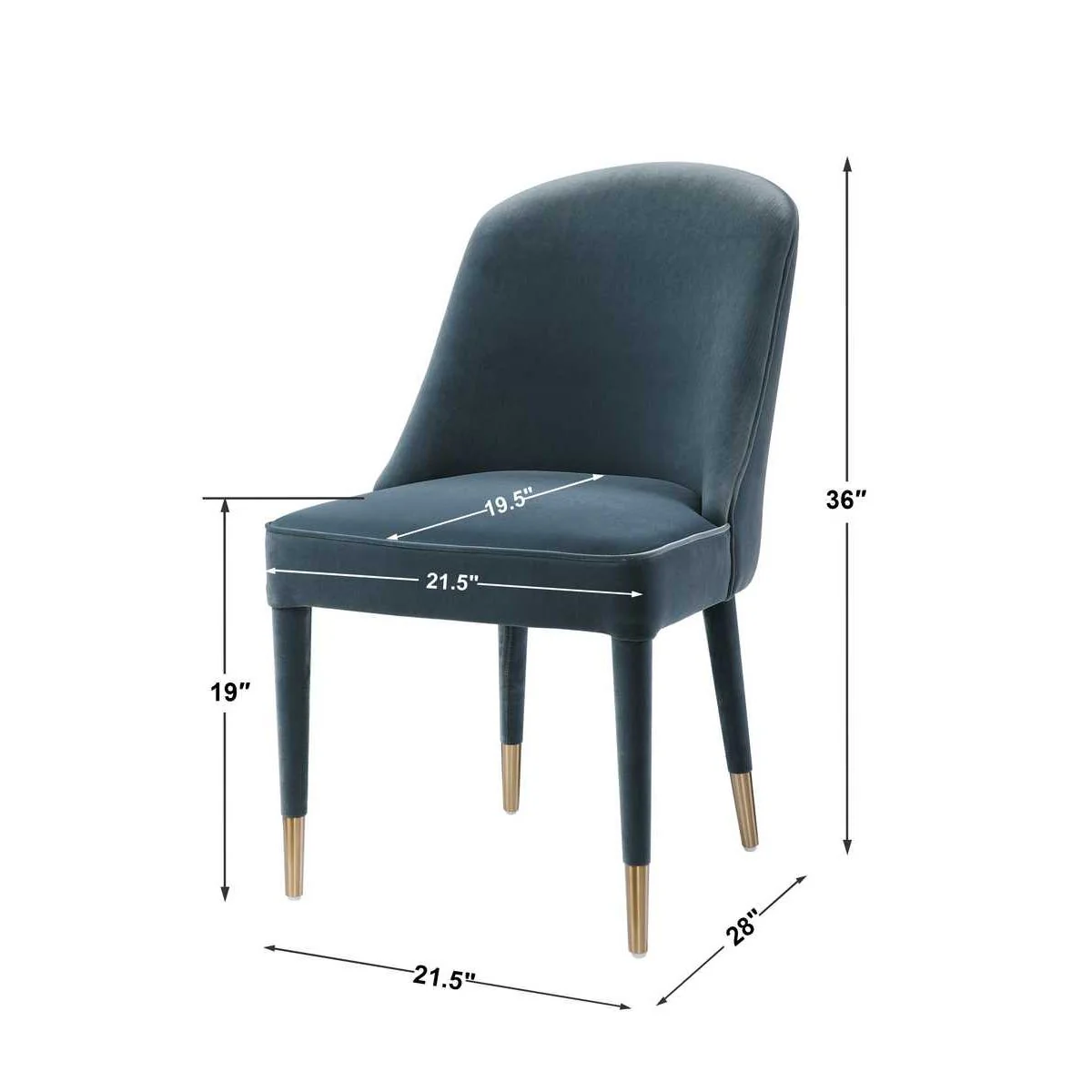 Brie Armless Chair, 2 Per Box, Priced Each - Image 7