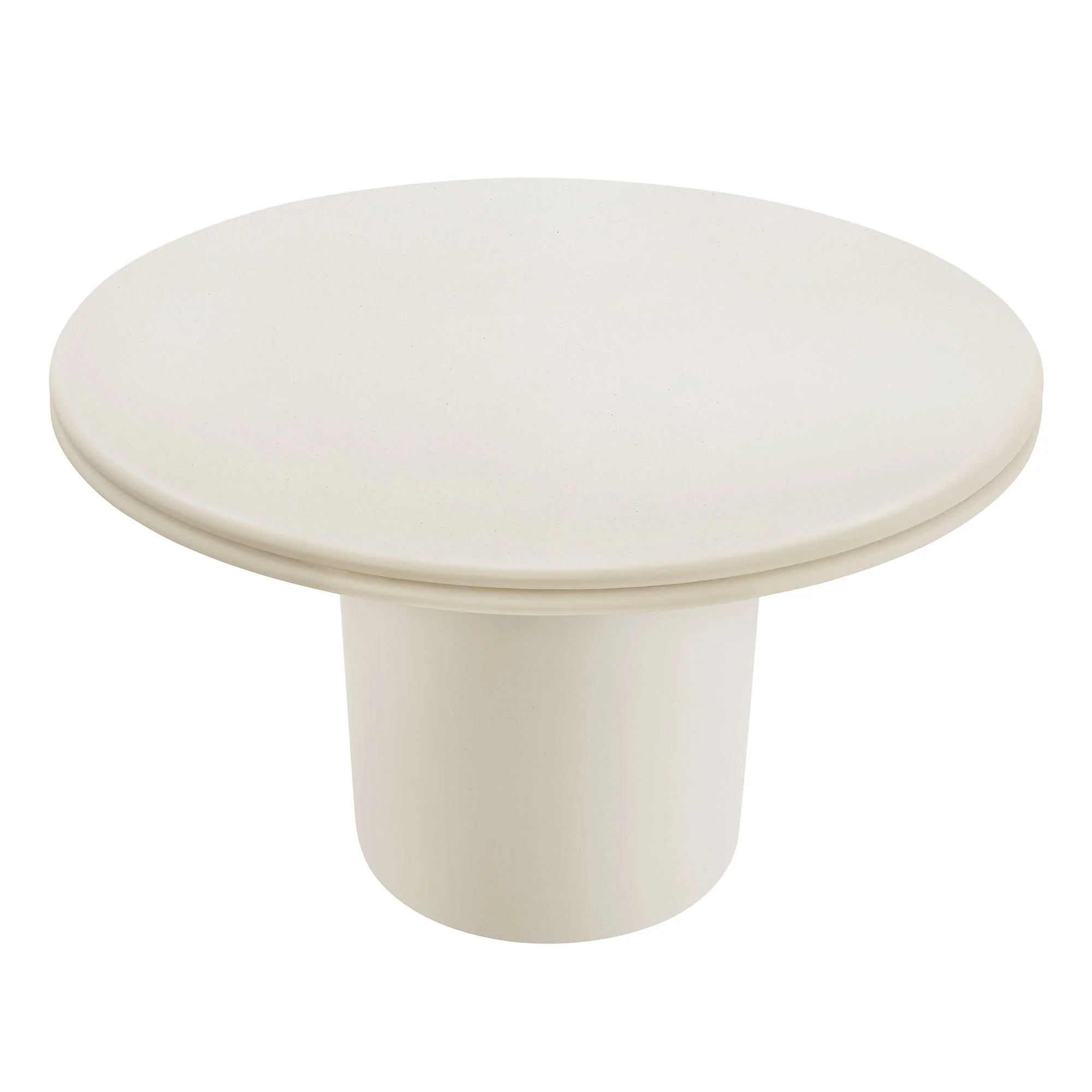 Brion 48" Indoor - Outdoor Patio Concrete Round Dining Table - Image 15
