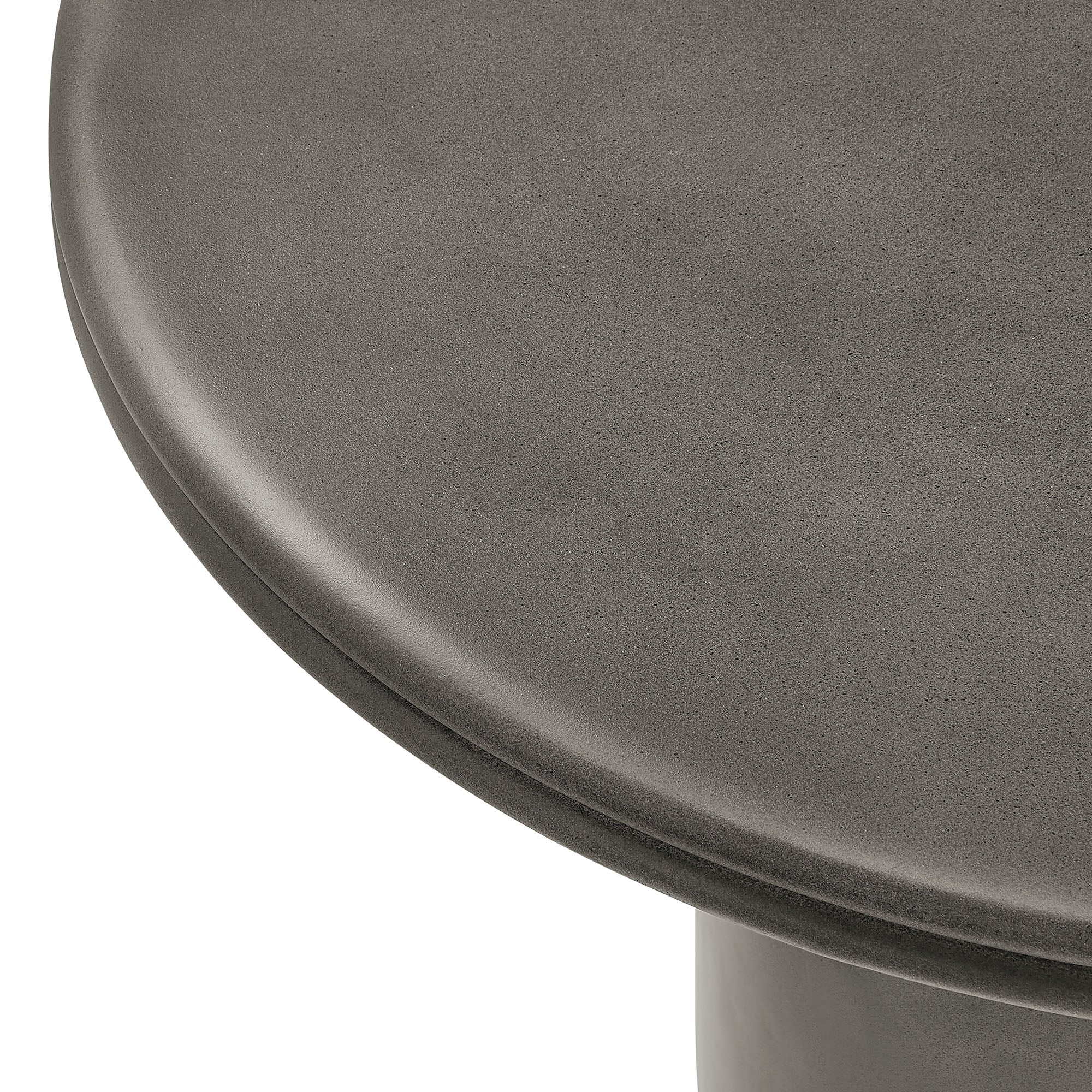 Brion 48" Indoor - Outdoor Patio Concrete Round Dining Table - Image 6