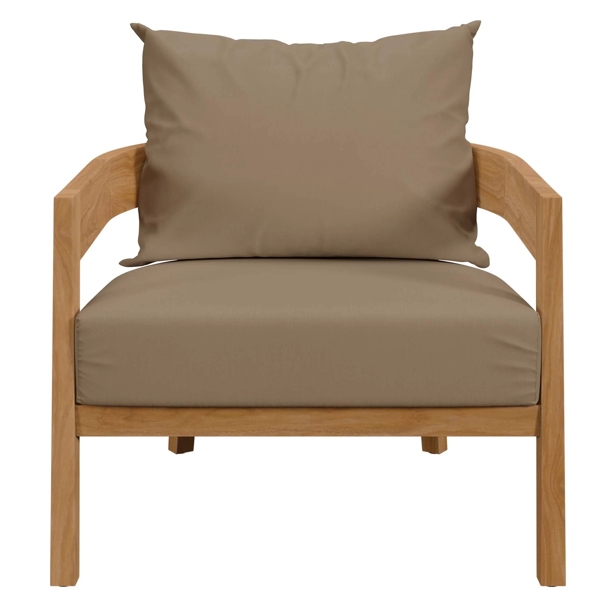 Brisbane 3-Piece Teak Wood Outdoor Patio Set - Image 6