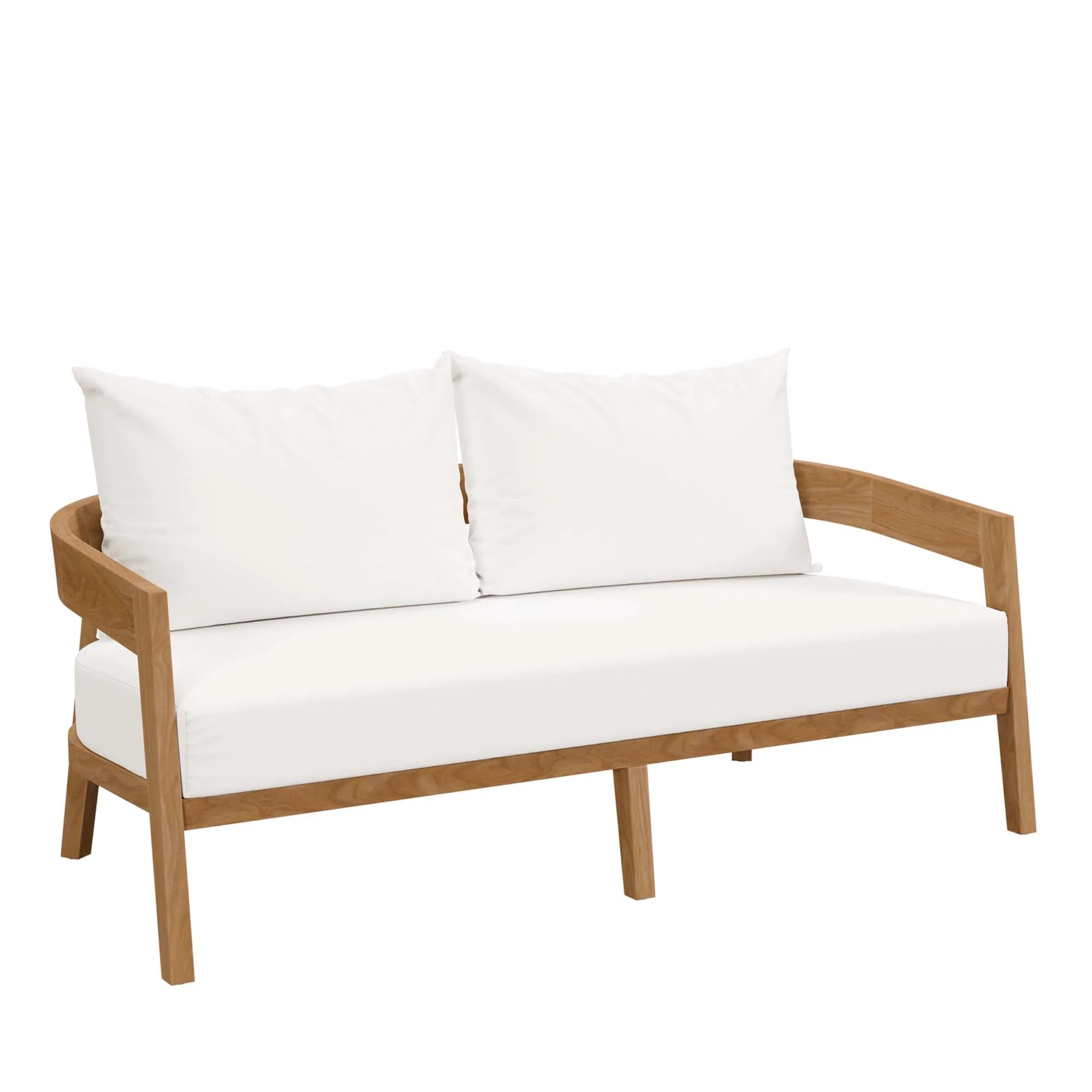 Brisbane 6-Piece Teak Wood Outdoor Patio Set - Image 4