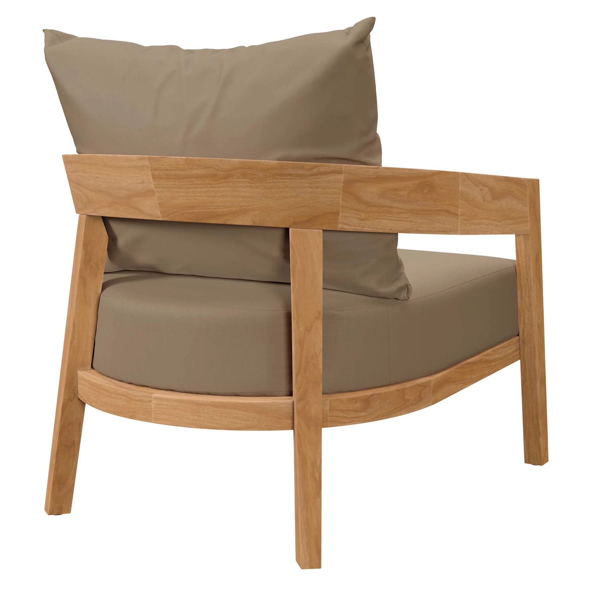 Brisbane Teak Wood Outdoor Patio Armchair - Image 13