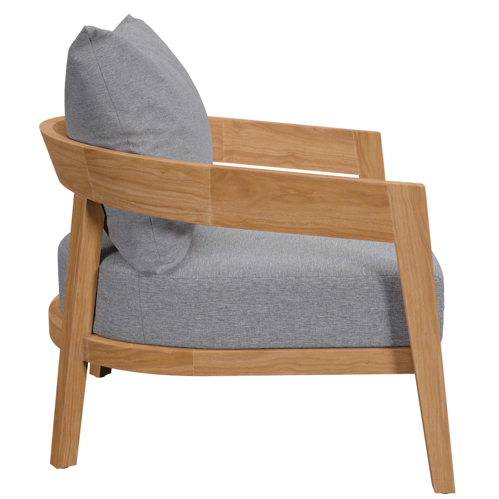 Brisbane Teak Wood Outdoor Patio Armchair - Image 4
