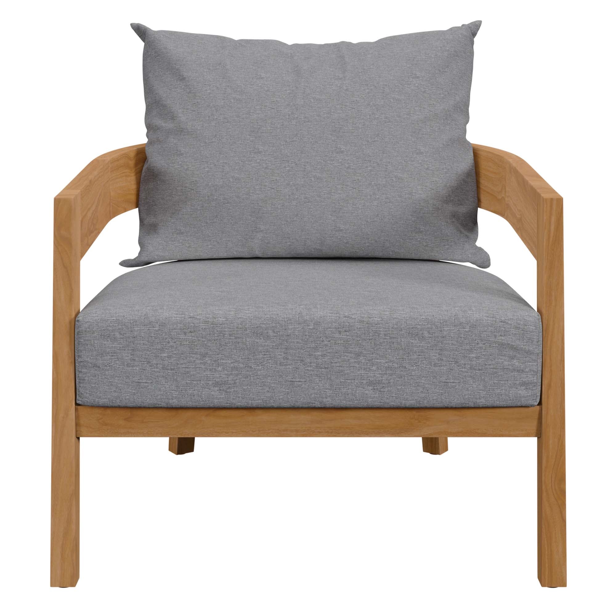 Brisbane Teak Wood Outdoor Patio Armchair - Image 6
