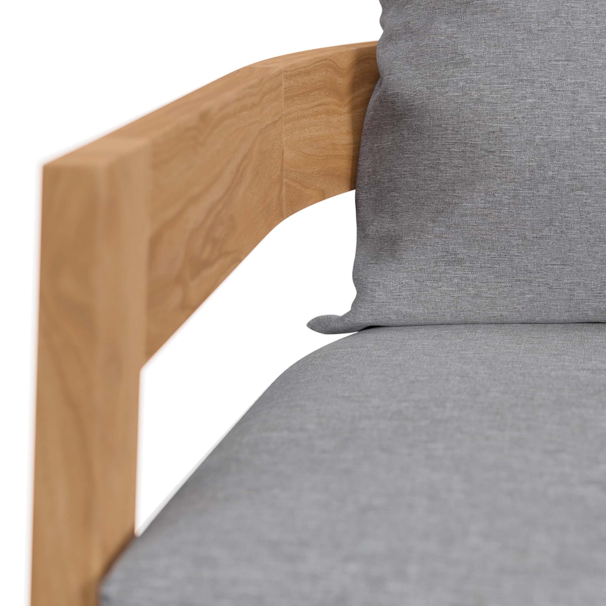 Brisbane Teak Wood Outdoor Patio Armchair - Image 7