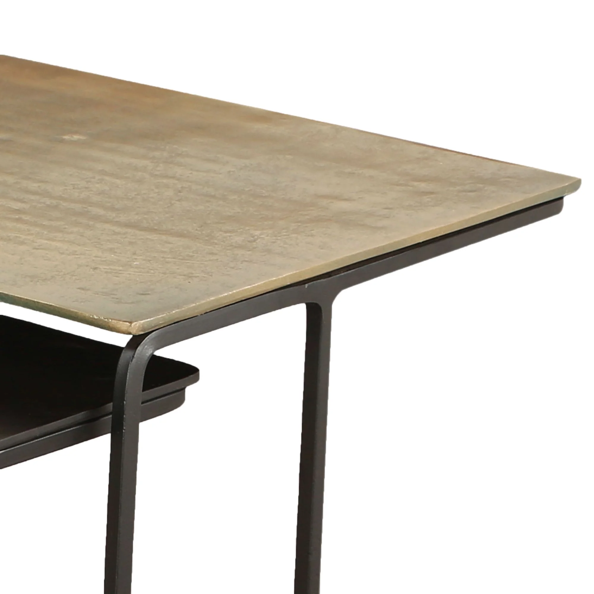 Bristol 3pc Accent Table Set in Antique Gold and Black - Image 7
