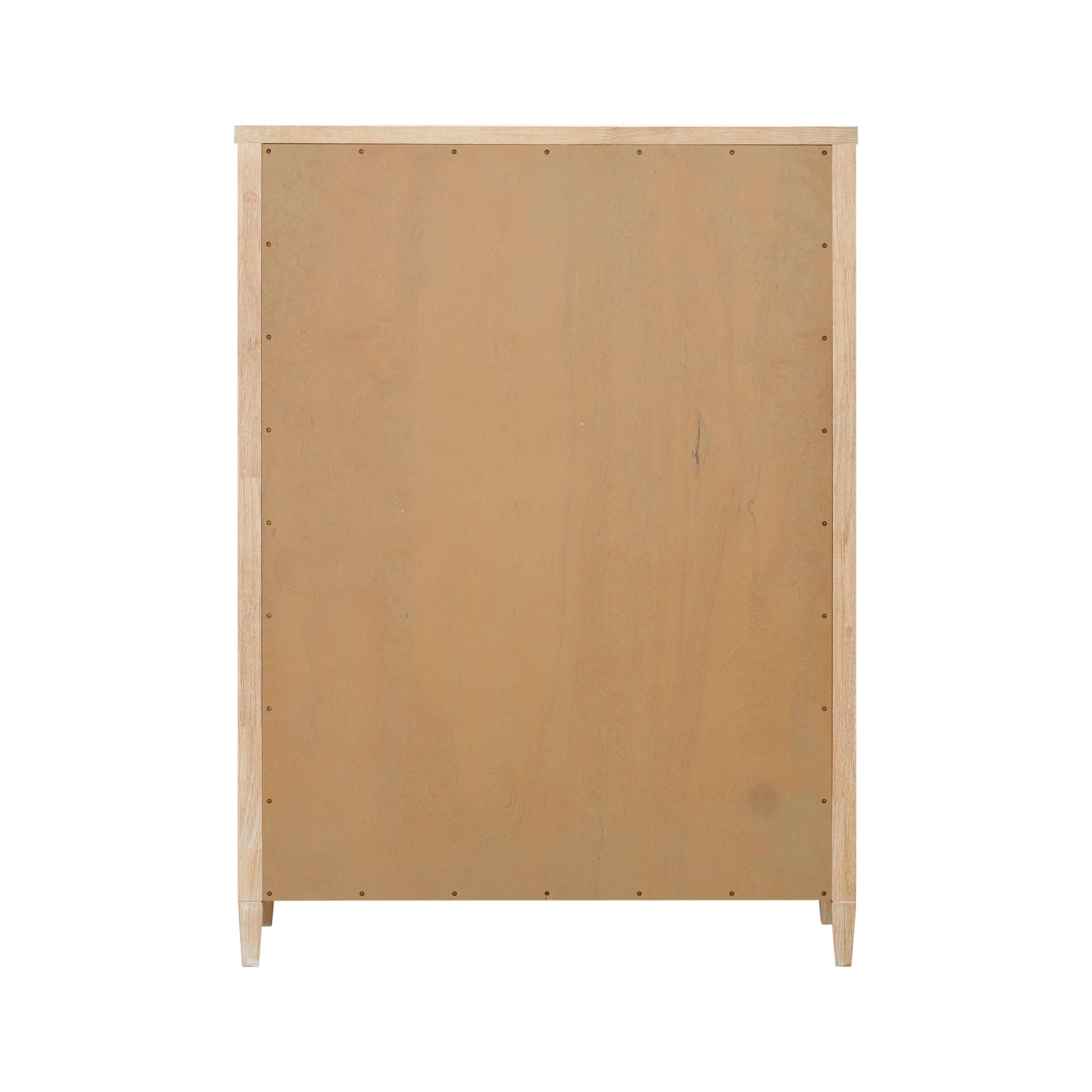 Bristol Park 40" Whitewashed Oak Wood 7-Drawer Chest - Image 6