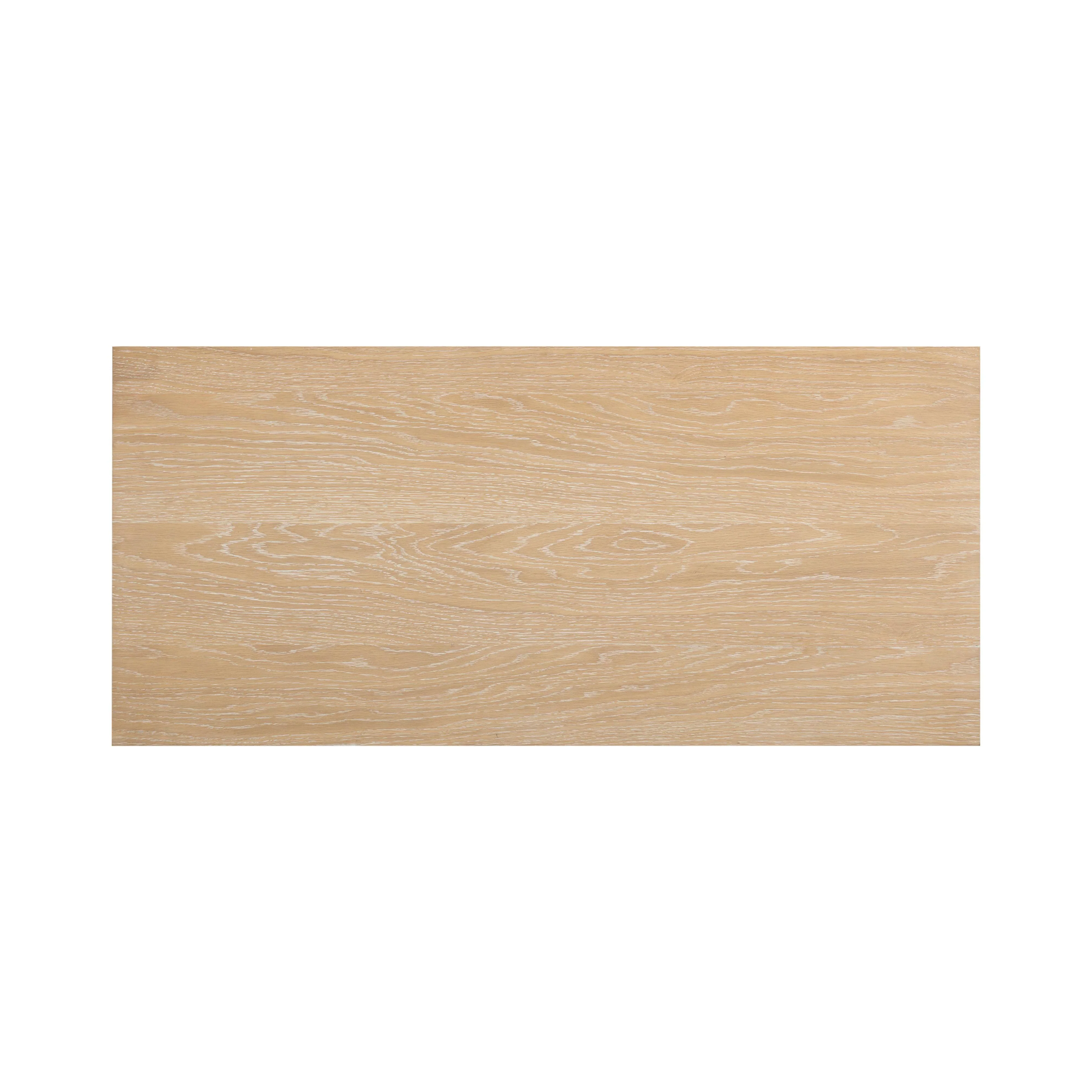 Bristol Park 40" Whitewashed Oak Wood 7-Drawer Chest - Image 7