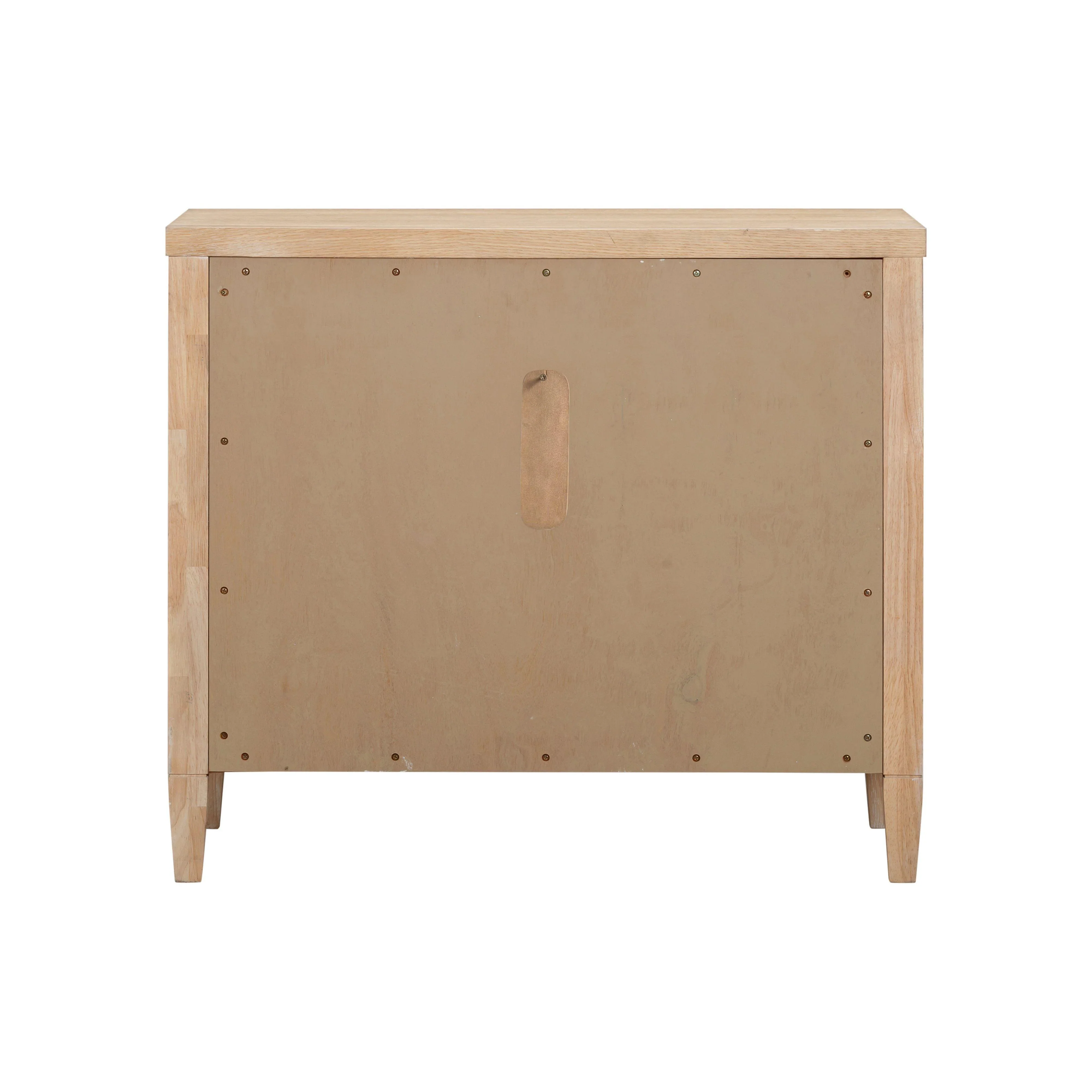 Bristol Park 30" Whitewashed Oak Wood 2-Drawer Nightstand - Image 5