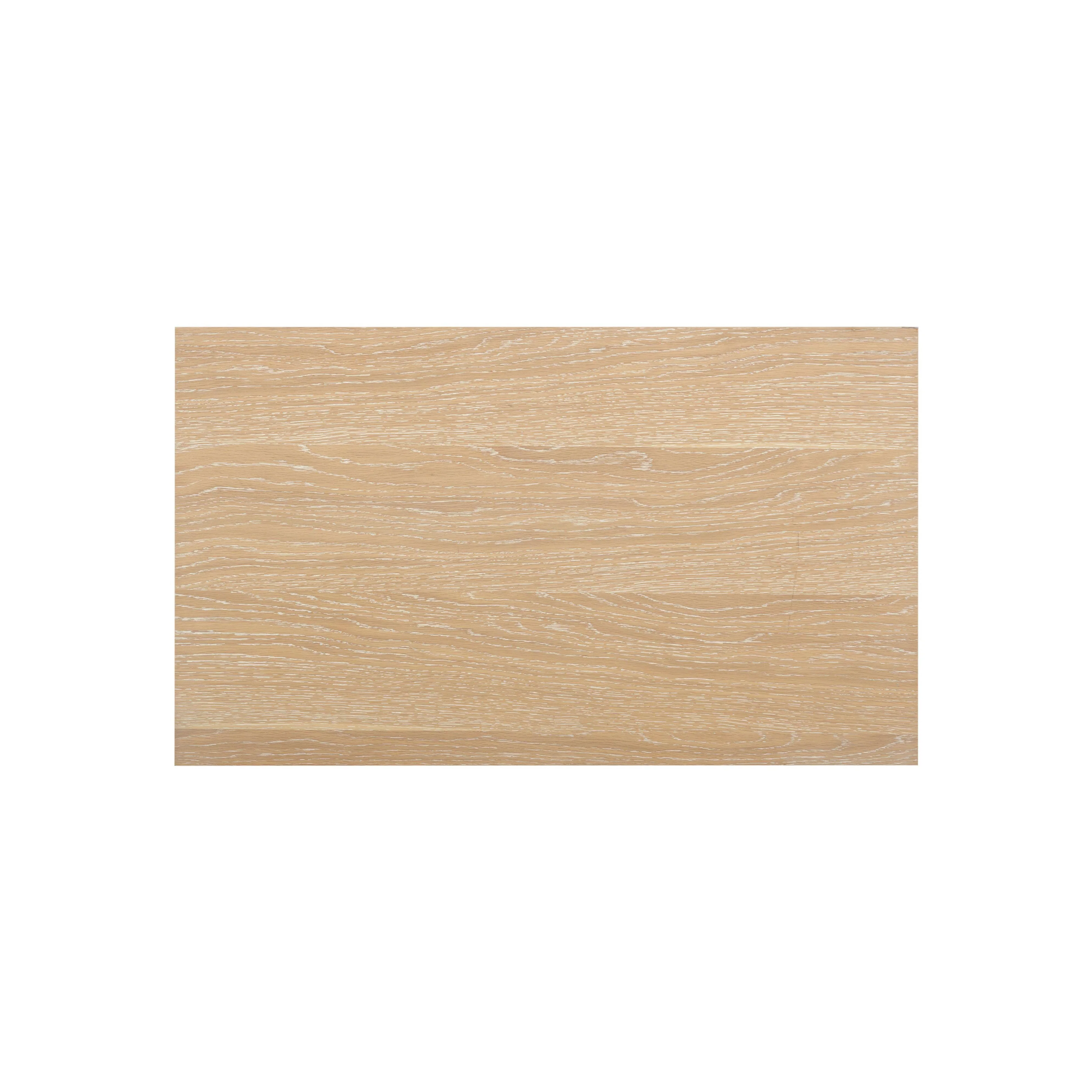 Bristol Park 30" Whitewashed Oak Wood 2-Drawer Nightstand - Image 8