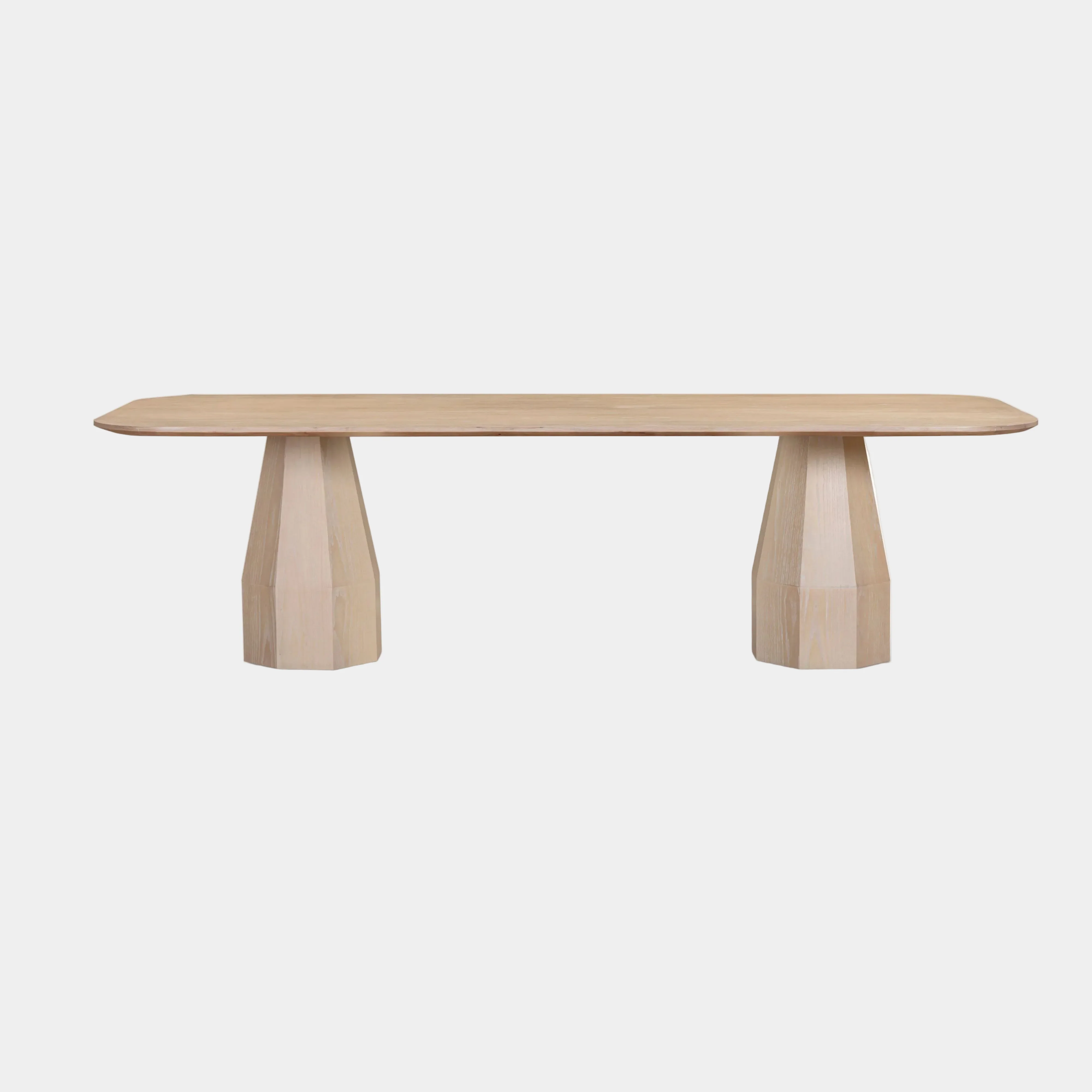 Brocha 106" Ash Wood Rectangular Dining Table