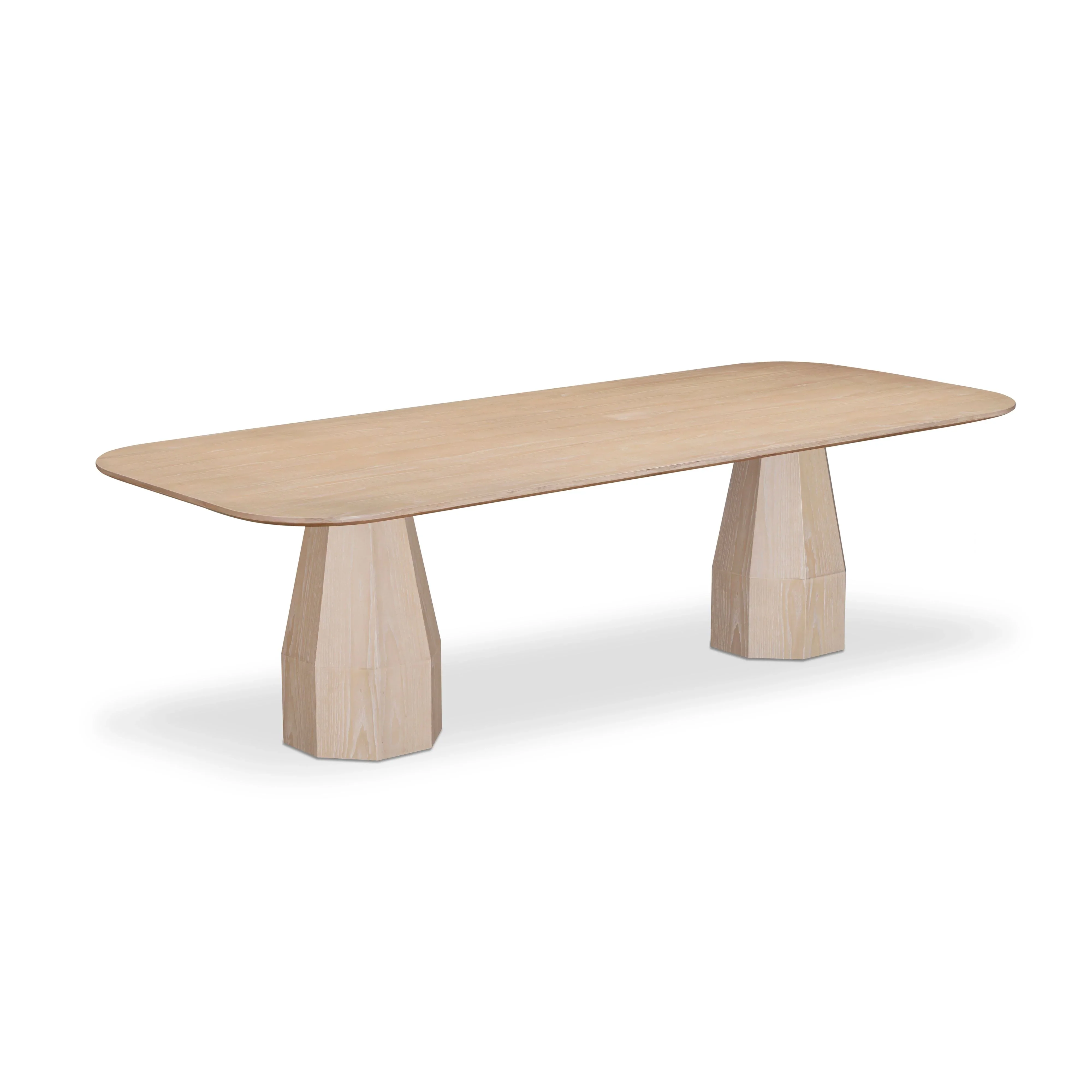Brocha 106" Ash Wood Rectangular Dining Table - Image 2