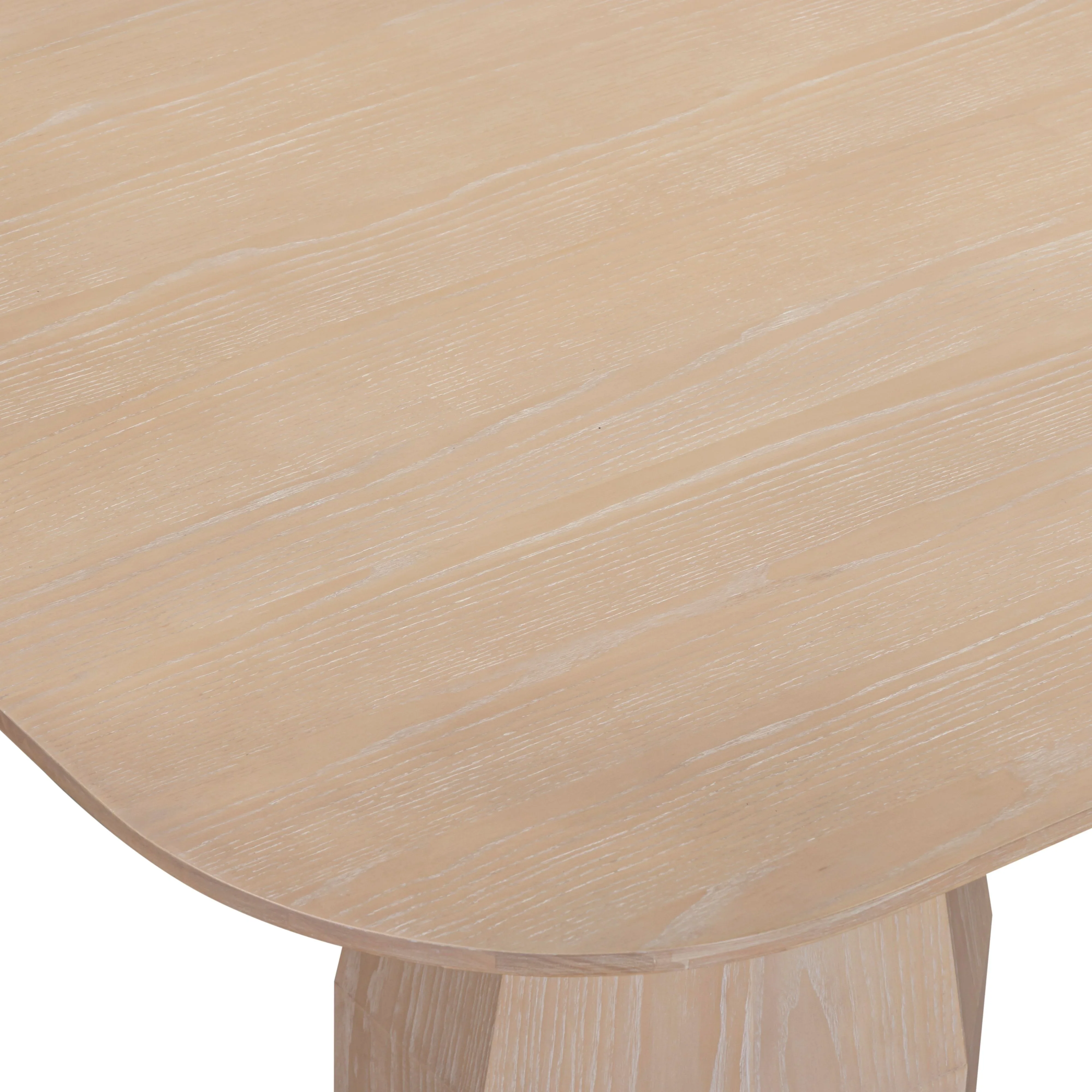 Brocha 106" Ash Wood Rectangular Dining Table - Image 3
