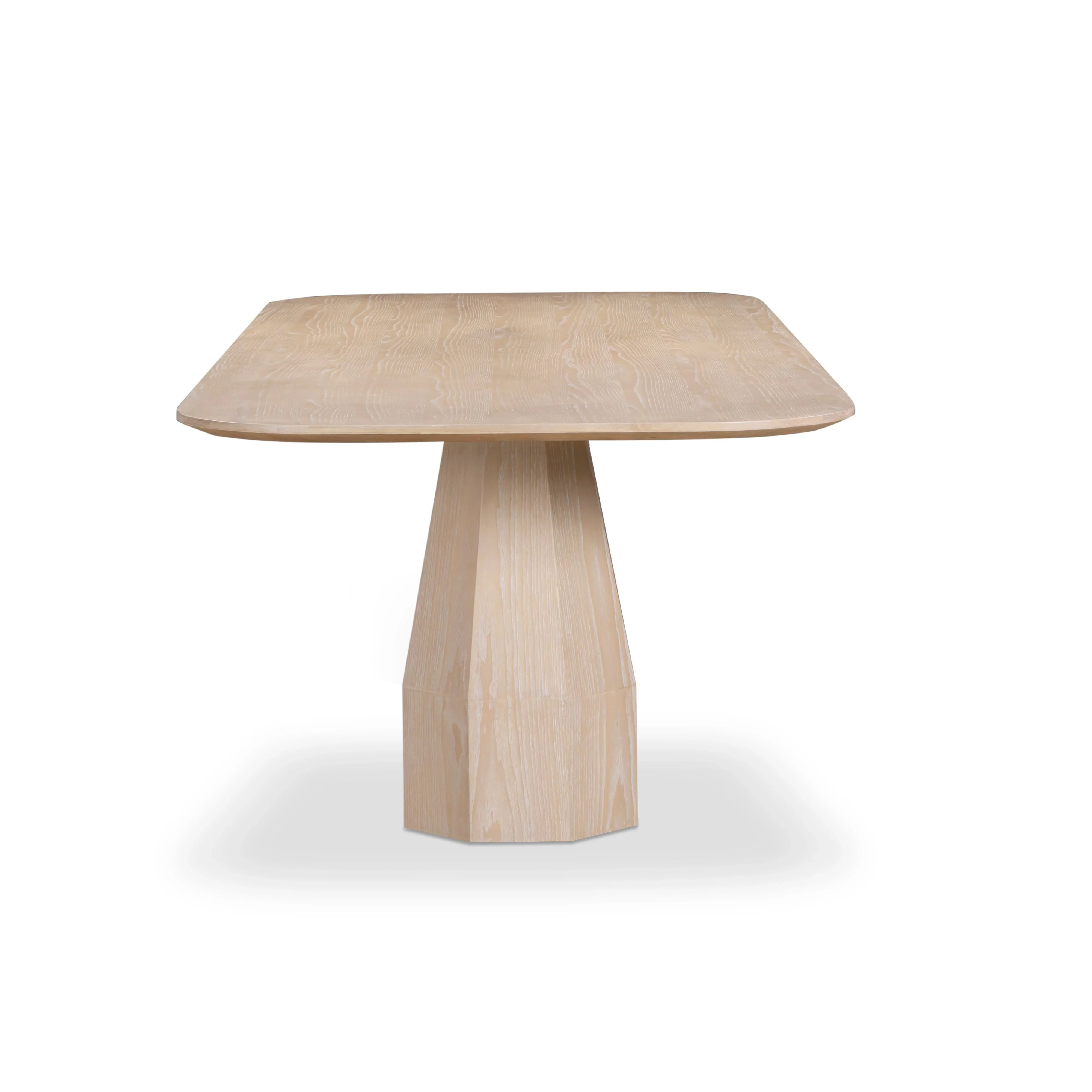Brocha 106" Ash Wood Rectangular Dining Table - Image 4