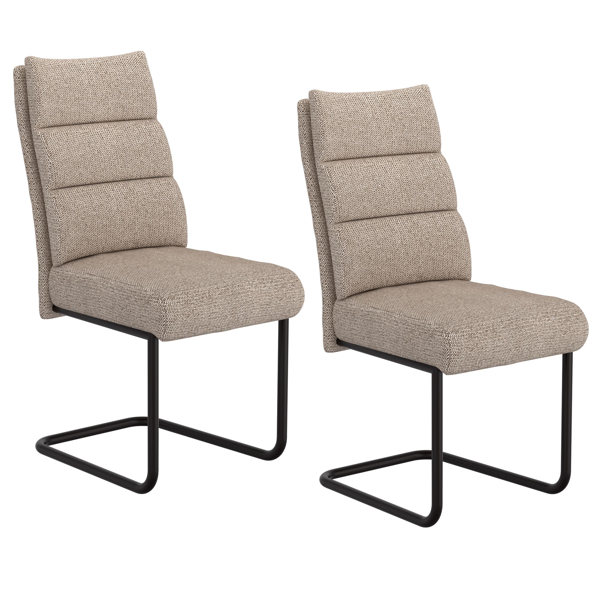 Brodi Dining Chair, set of 2, in Beige and Black - Image 6
