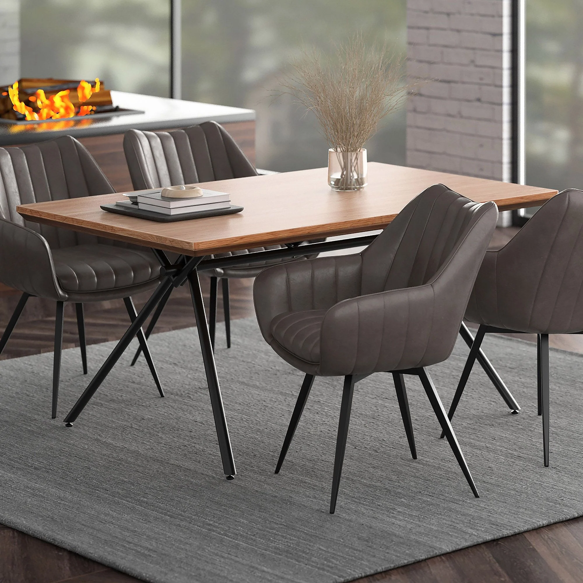 Bronx Rectangular Dining Table in Natural - Image 2
