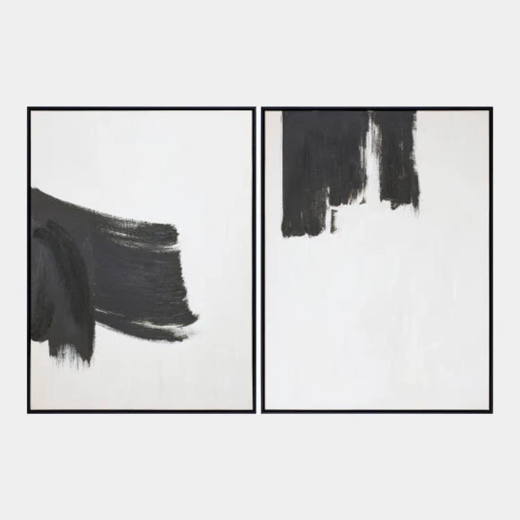 Brush Strokes Framed Art