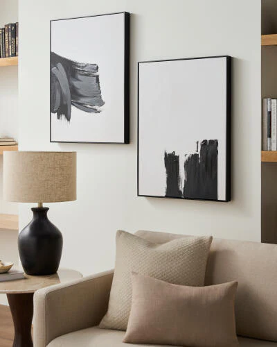 Brush Strokes Framed Art - Image 2