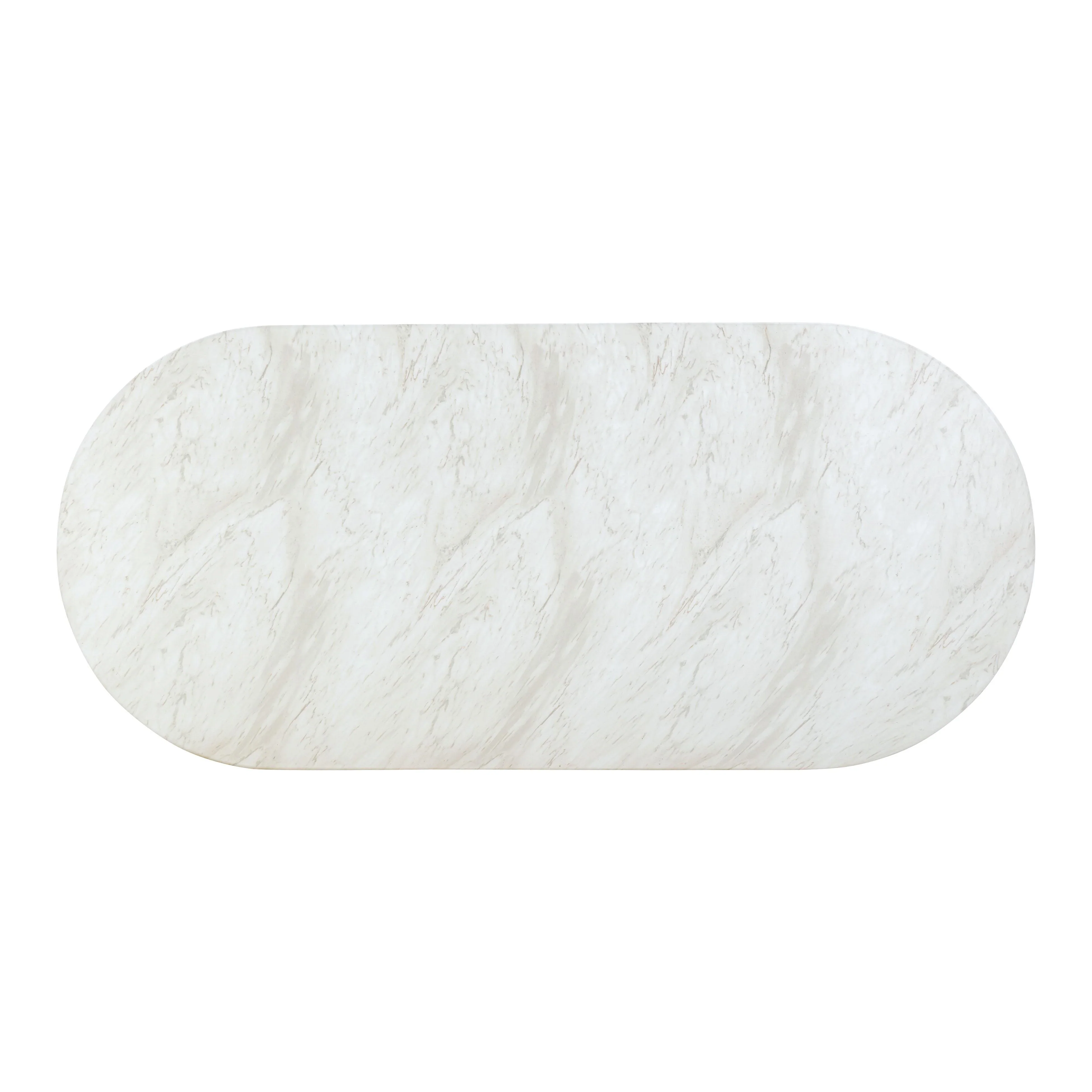Brut 86" Concrete Patterned Indoor/Outdoor 86" Oval Dining Table - Image 12