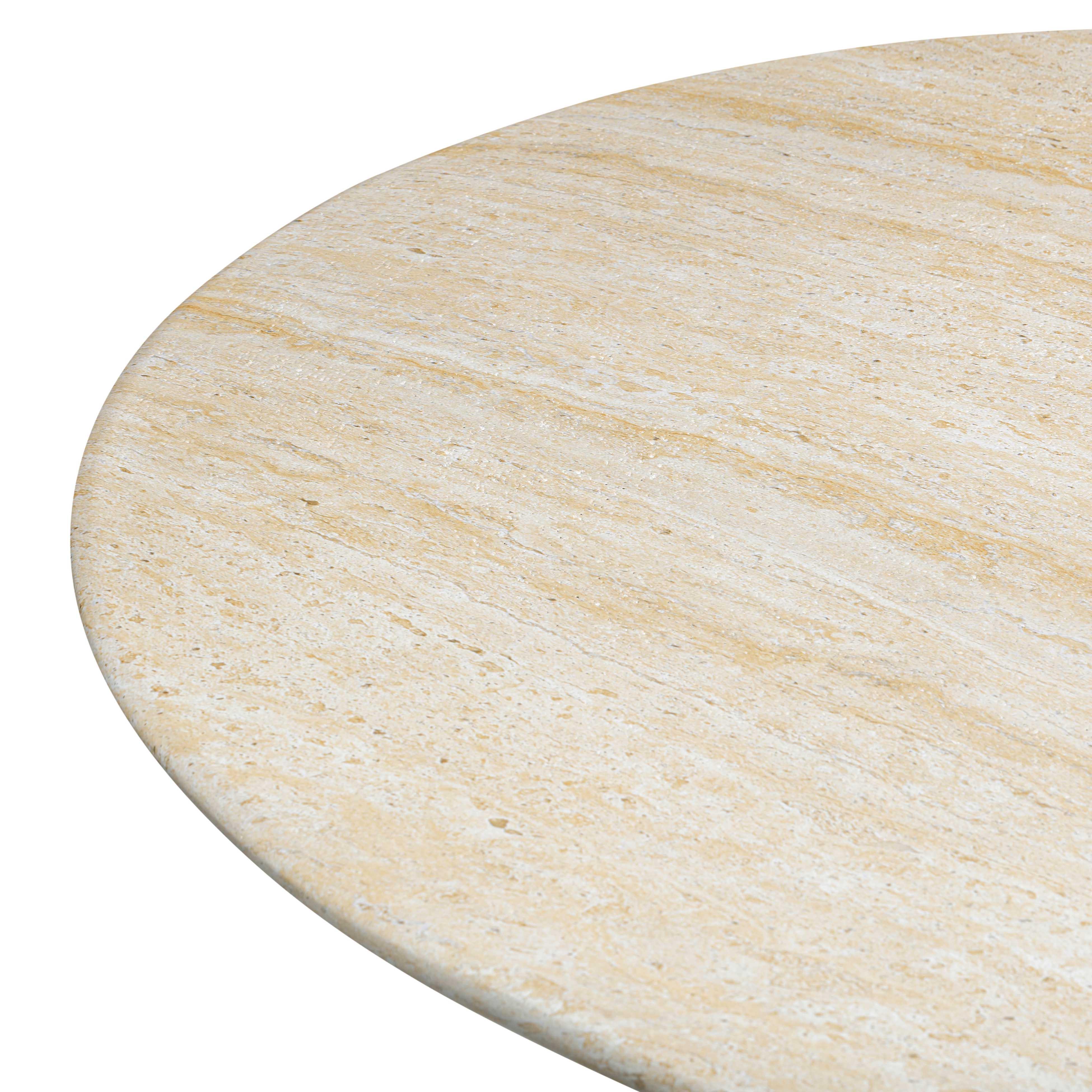 Brut 86" Concrete Patterned Indoor/Outdoor 86" Oval Dining Table - Image 6
