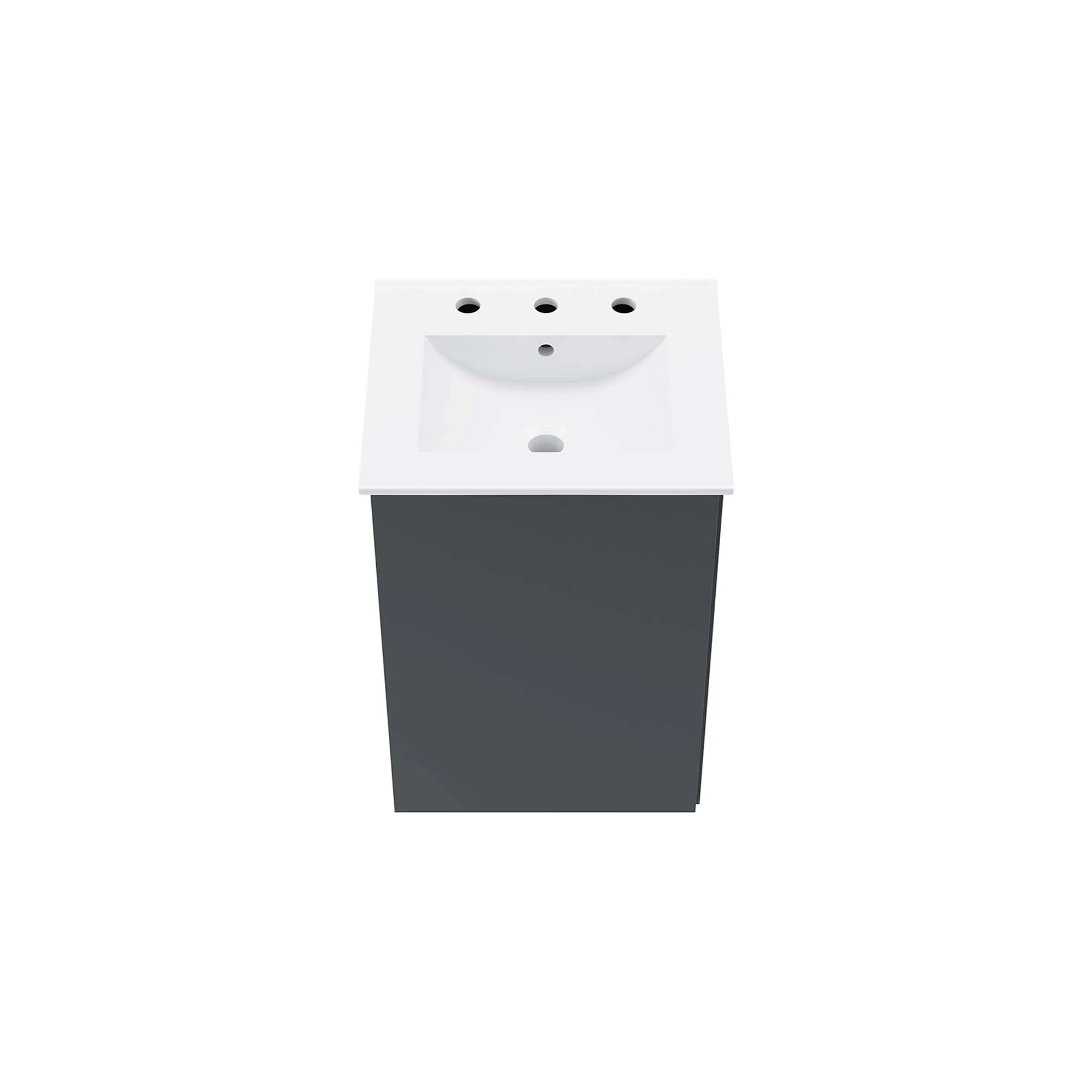 Bryn Wall-Mount Bathroom Vanity Basin Included - Image 3