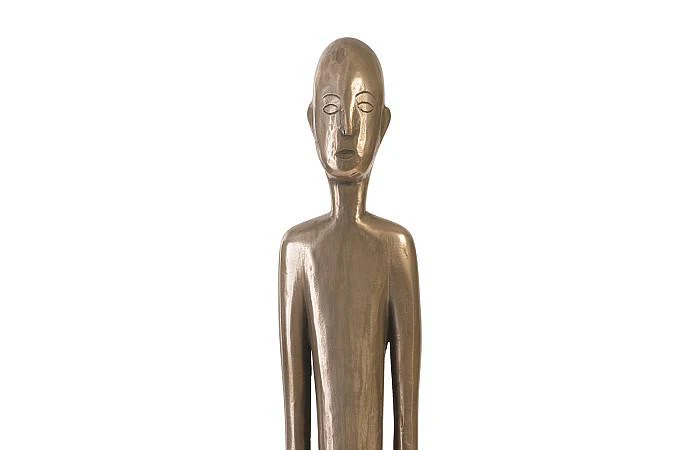 Bulol Sculpture, Polished Bronze, MD - Image 5