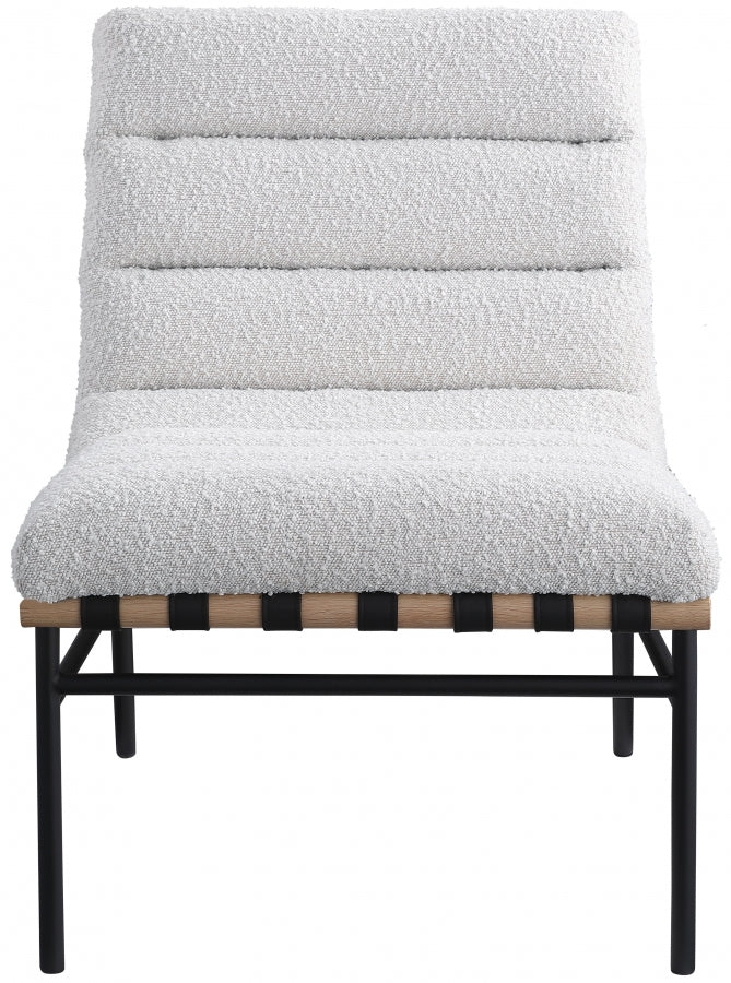 Burke Boucle Fabric Upholstered Accent Chair - Image 5