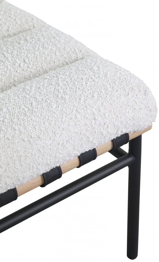 Burke Boucle Fabric Upholstered Accent Chair - Image 7