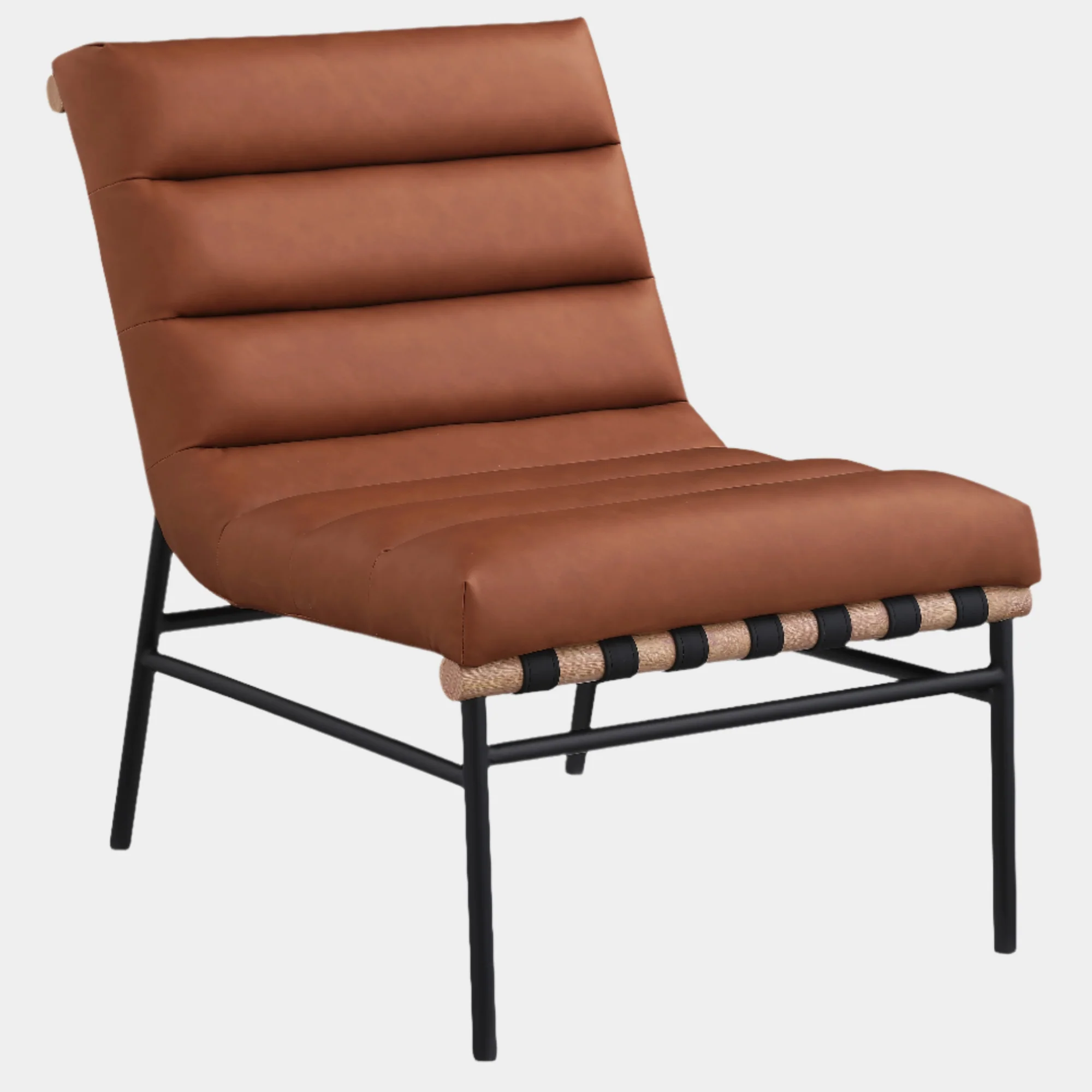 Burke Vegan Leather Upholstered Accent Chair - Image 10