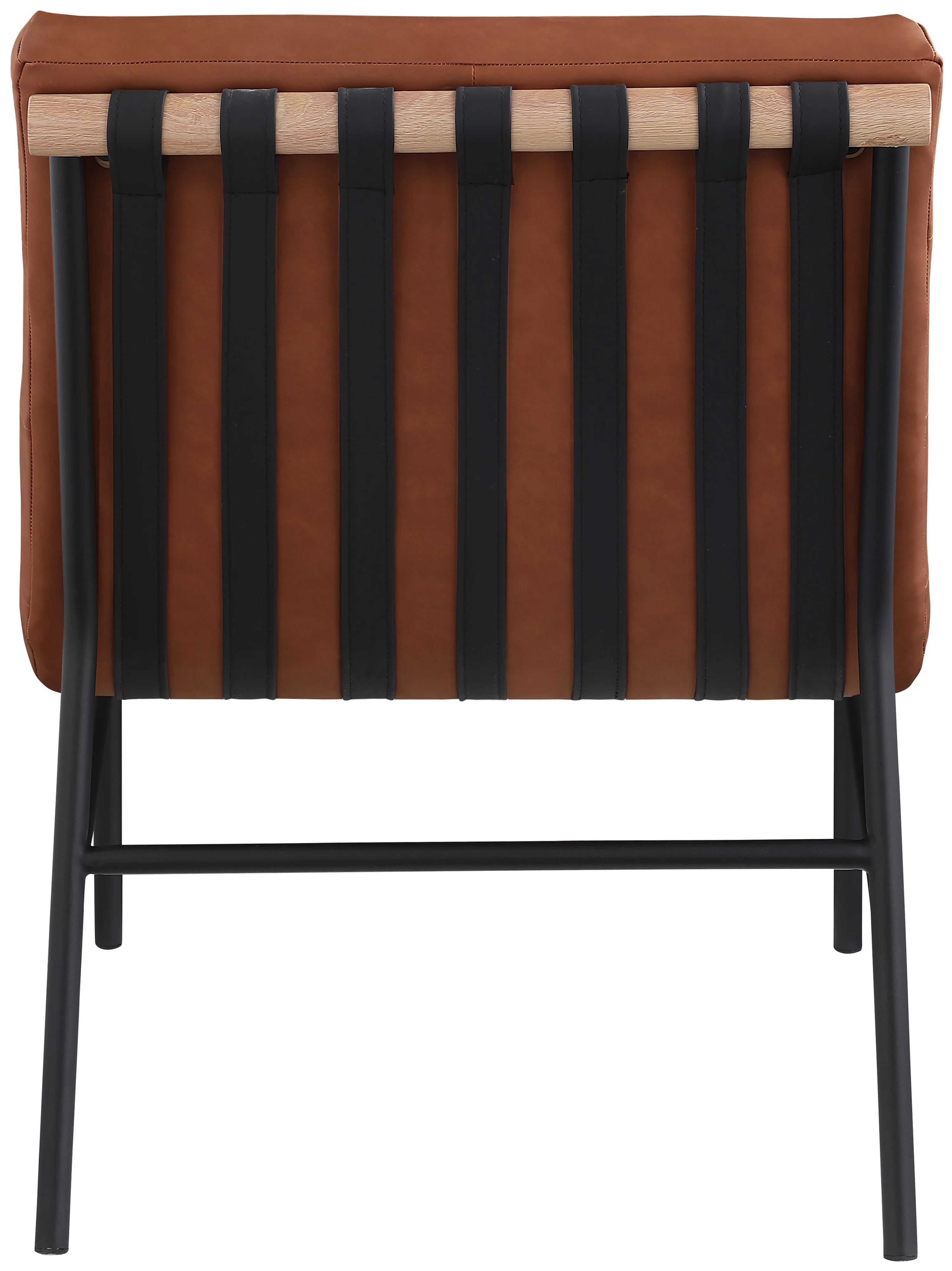 Burke Vegan Leather Upholstered Accent Chair - Image 12
