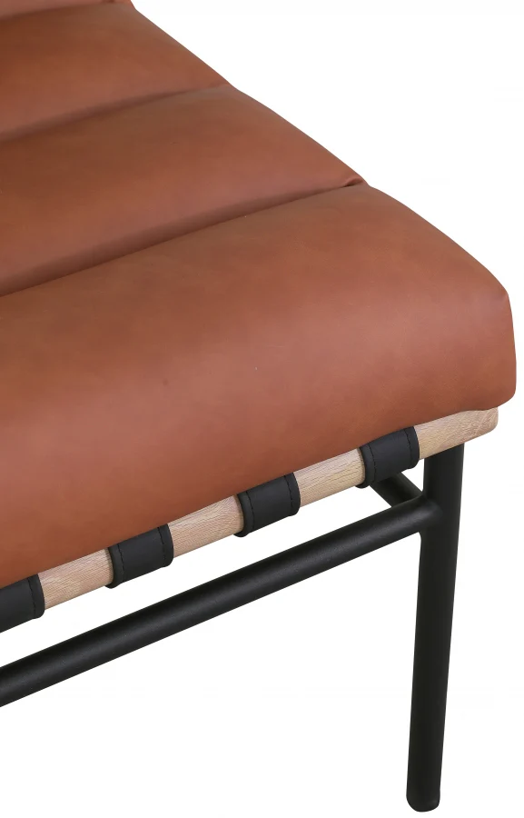 Burke Vegan Leather Upholstered Accent Chair - Image 16