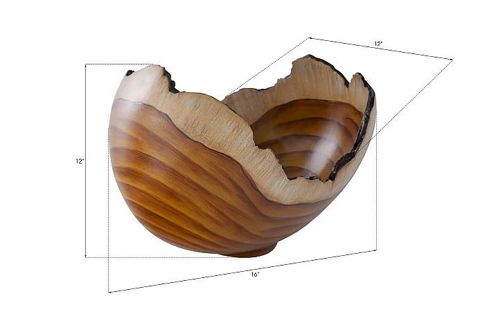 Burled Bowl, Faux Bois - Image 4