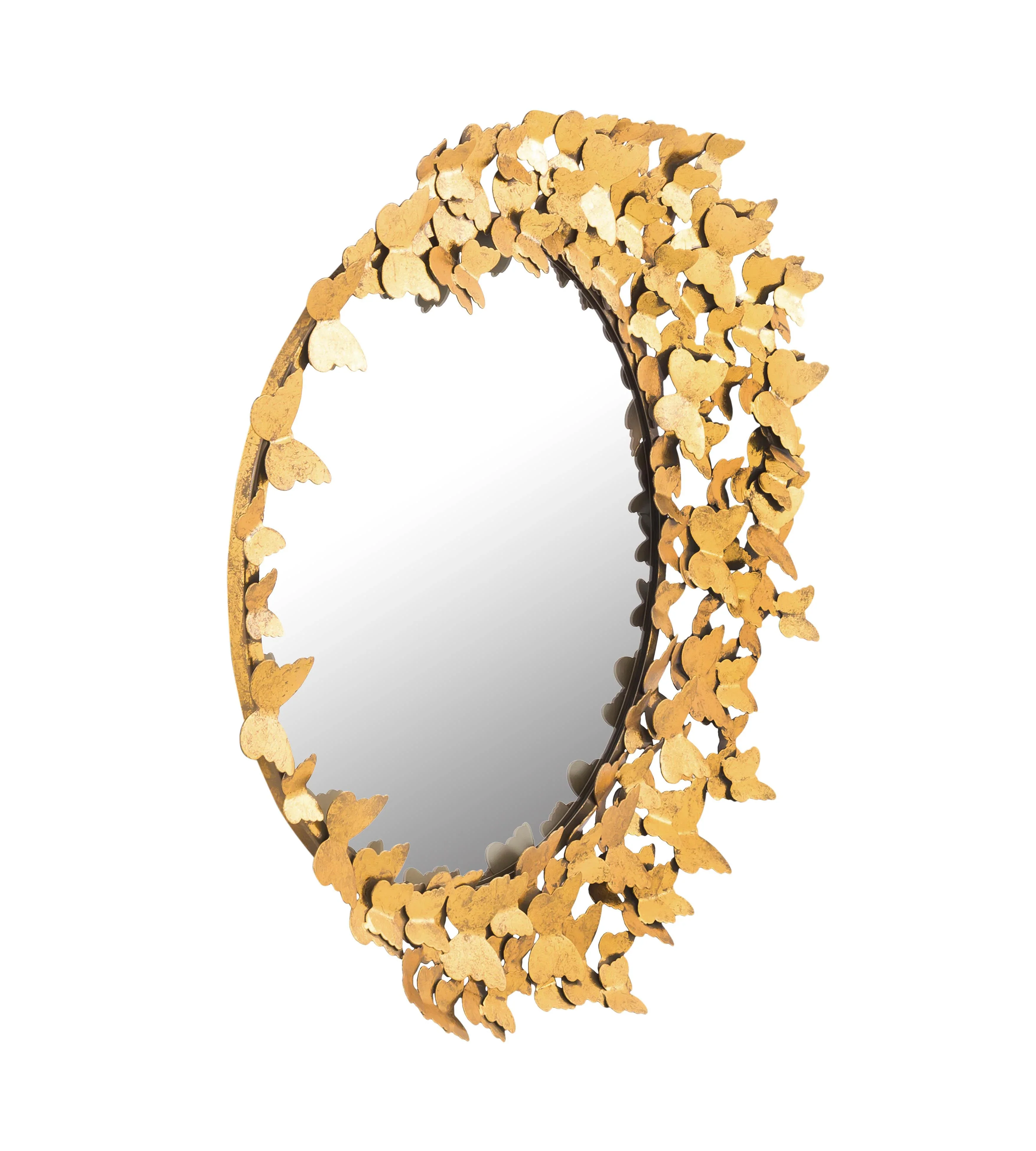 Butterfly 32.5"X31.5" Gold Mirror - Image 5